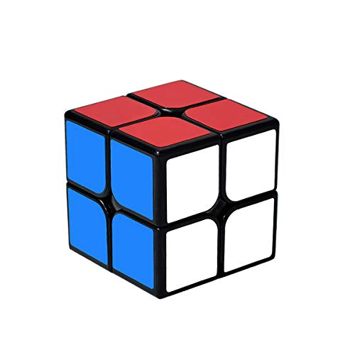 JQGO Speed Cube 2x2x2, Magic Puzzle Cube Magique Cubo avec Autocollant JQGO Speed Cube 2x2x2, Magic Puzzle Cube Magique Cubo avec Autocollant