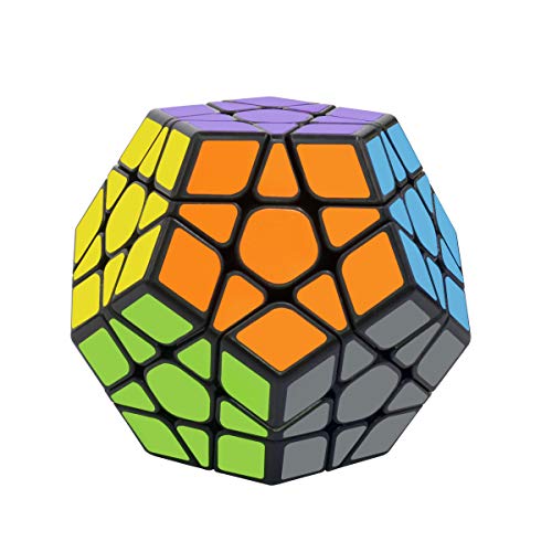 Coolzon Megaminx Rubix Cube, Dodecahedron Speed Cube Brain Teasers Educational Toy For Kids Adults